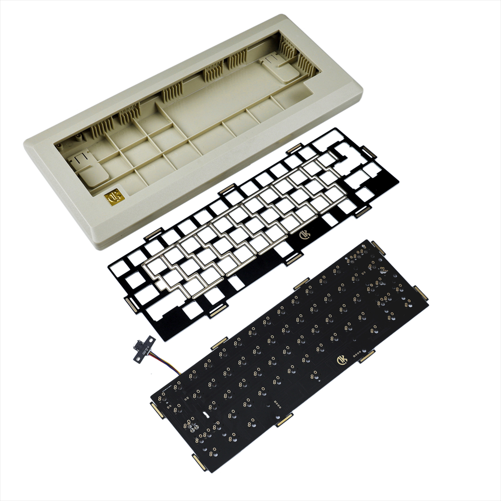 M0110 D0110 Retro Soldering PCB ANSI ISO Gasket Mechanical Keyboard Kit VIA VIAL Type C