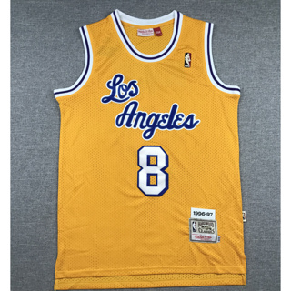 Kobe Bryant 8 Los Angeles Lakers M&N 1996-97 Black Jersey - Jerseys2021