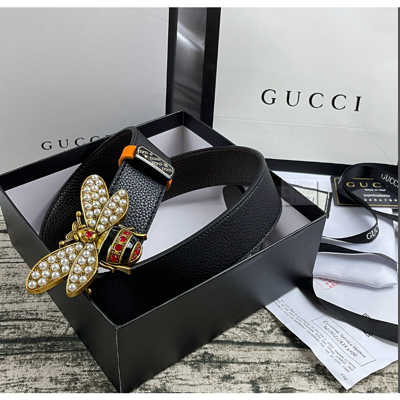 Controllato card gucci discount belt