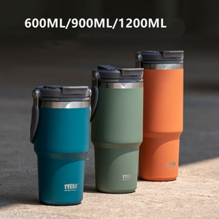 1000ml 1200ml Thermal Water Bottle Large Capacity With Straw Sport