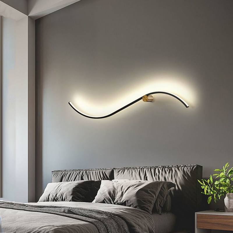 IKEE Simple Modern Led Bedside Wall Lamp Wall Light Bedside Lamp