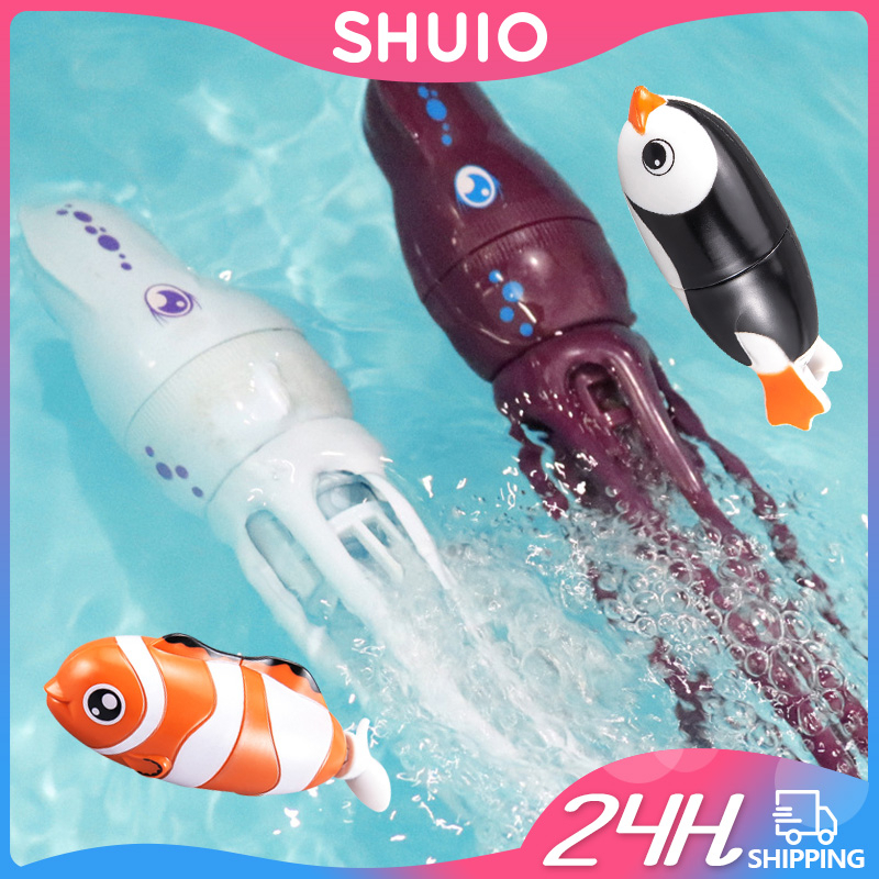 SHUIO Induction Electronic Fish Simulation Swimming Electric Robot Baby Bath Toys