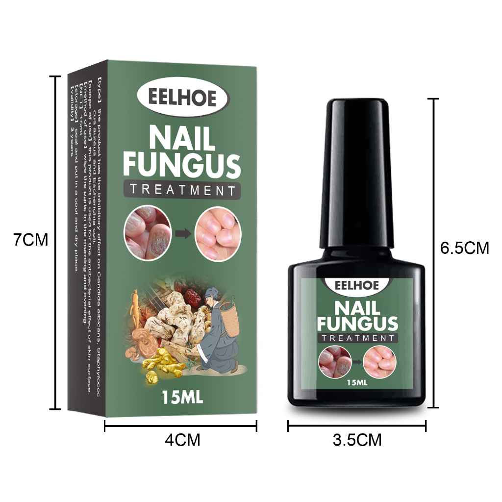 EELHOE Nail Fungus Treatments Onychomycosis Liquid Hand Foot Thickening