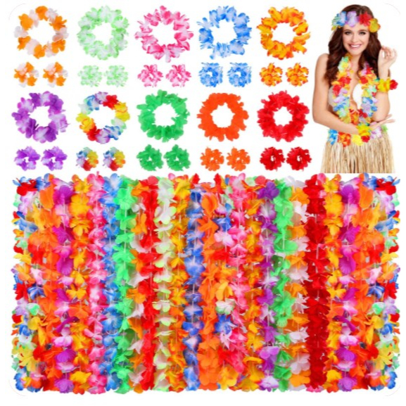 strapless open back dress Hawaiian Luau Tropical Dress main image 0