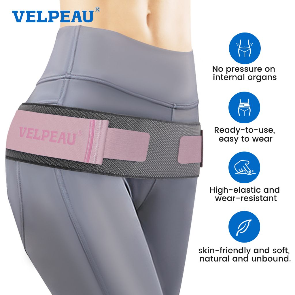 VELPEAU Sacroiliac Belt Si Belt Support for Lower Back Si Joint Pelvic Hip and Sciatic Pain