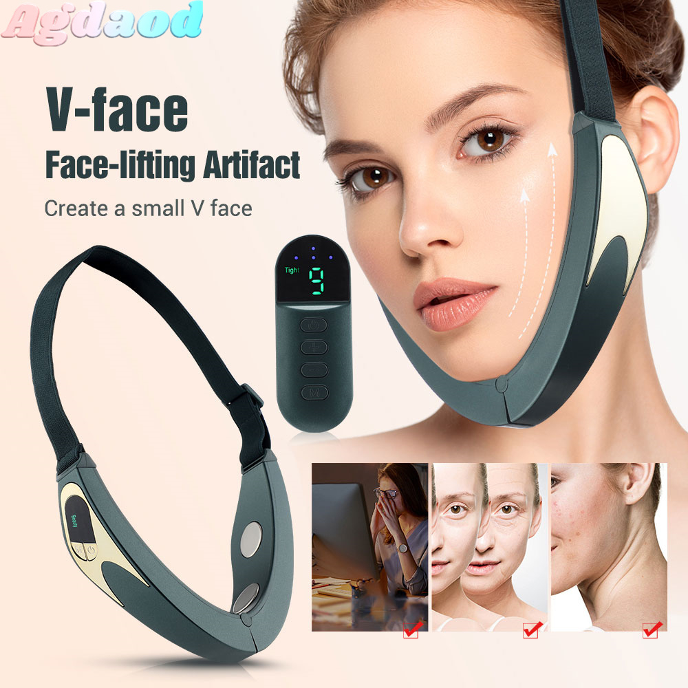 6 mode 9 speed V-Shape Face Beauty Face Corrector Remote Control Chin ...
