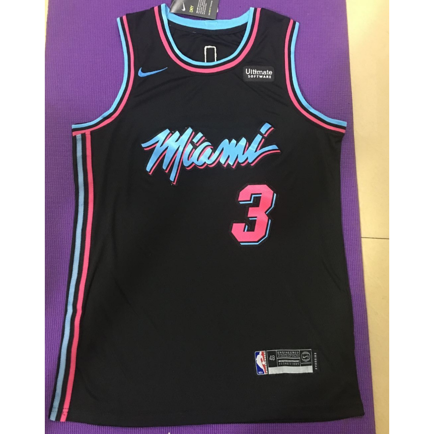 Black miami best sale heat vice jersey