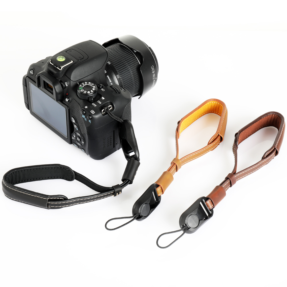 Quick Release Buckle Camera PU Leather Hand Wrist Strap Shopee Singapore