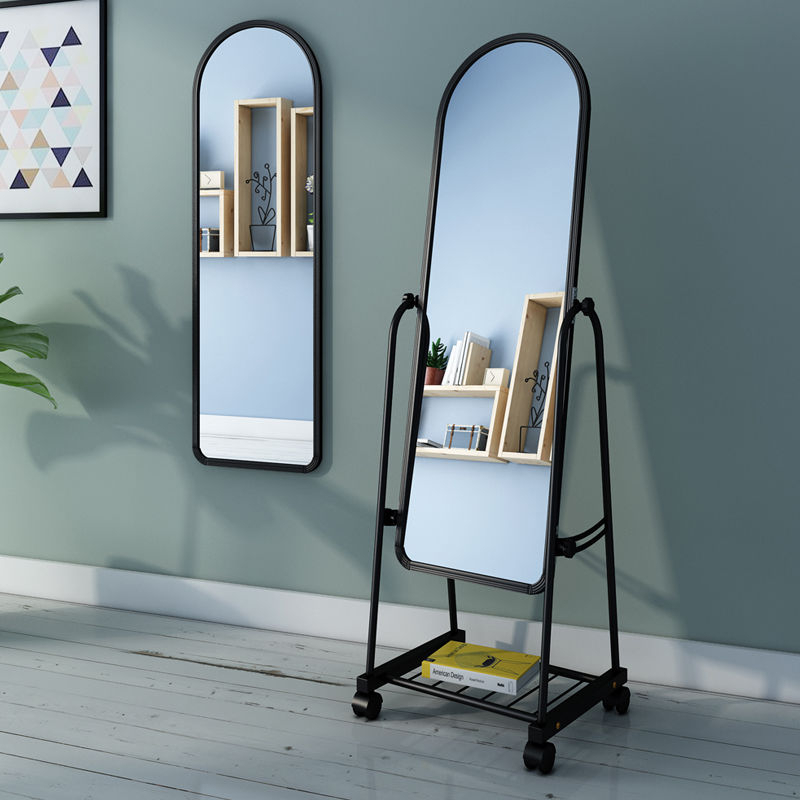 Pastoral Style Long Mirror HD Dressing Mirror Floor Mirror Makeup Mirror Vanity Explosionproof