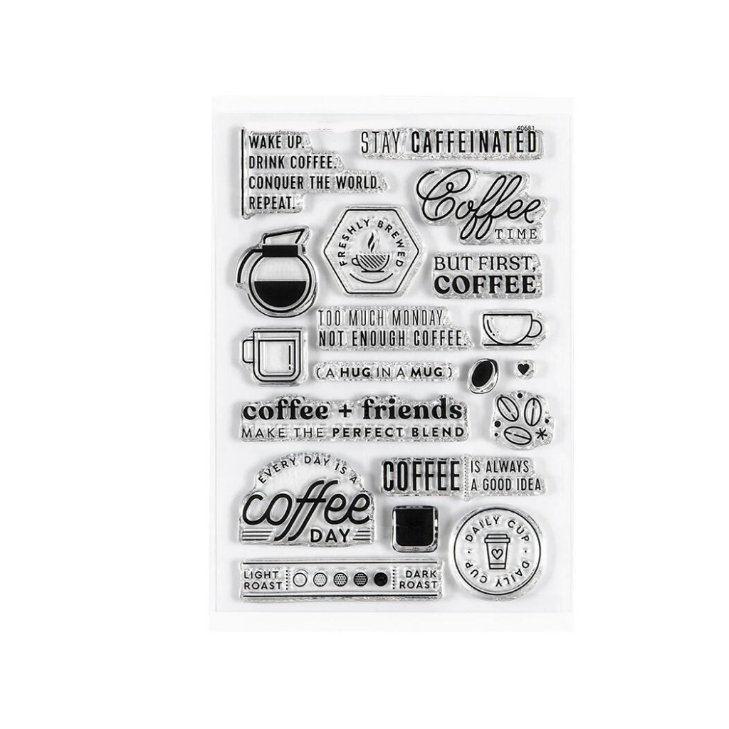 New Coffee Silicone Clear Seal Stamp DIY Scrapbooking Embossing Photo ...