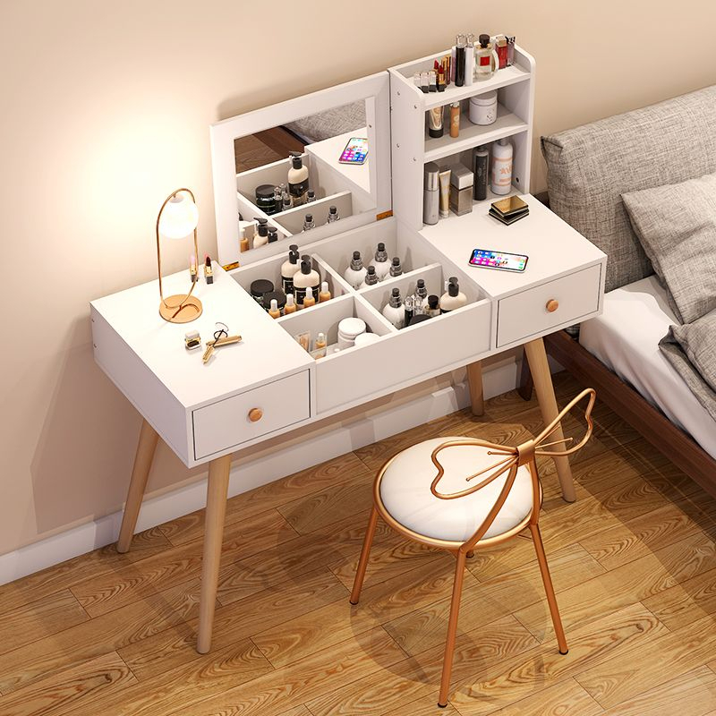 Simple Clamshell Dressing Table Storage Integrated Nordic