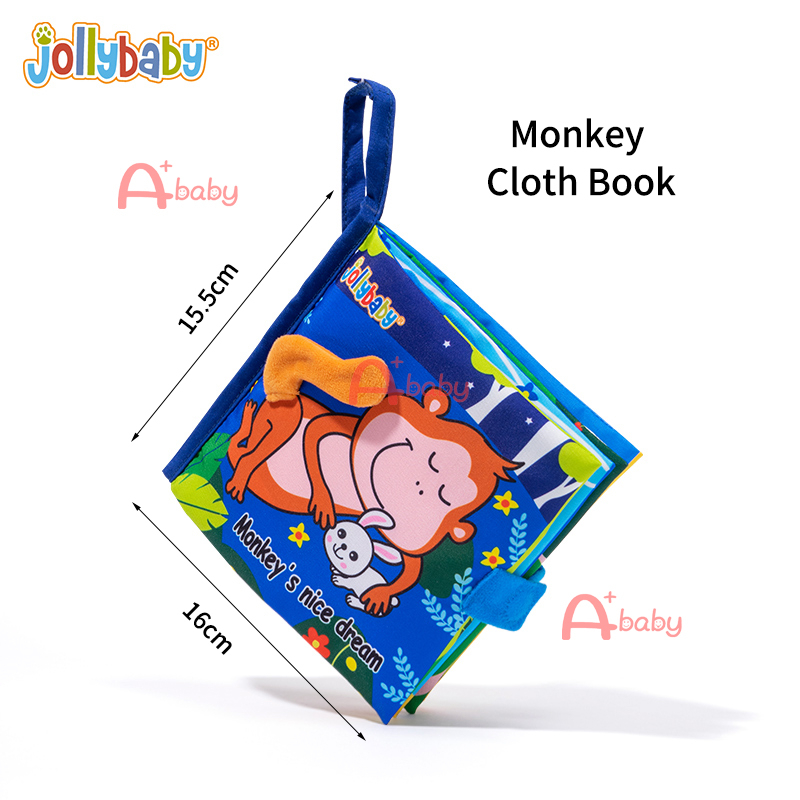 Jollybaby Tails Cloth Book Baby Infant Early Learning Educational - Main Image