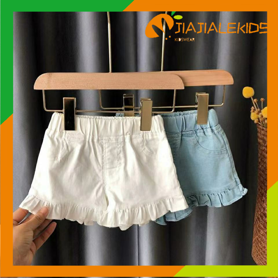 Girls Summer Thin Denim White Shorts Kids Fashion Shopee Singapore