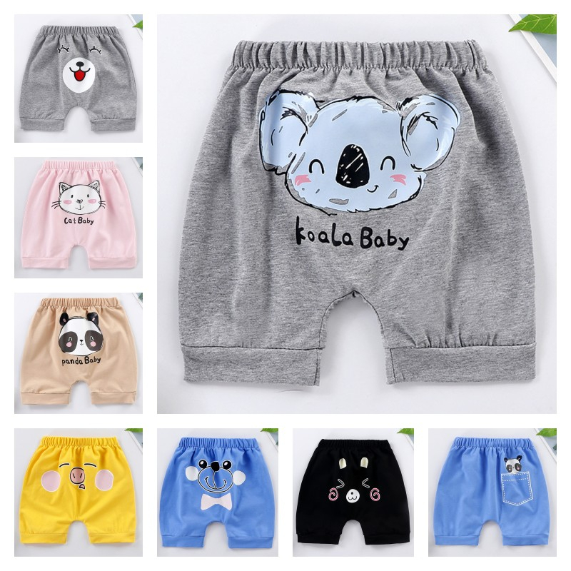 Baby cute Bottoms boys girl cartoon children toddler Summer spring ...