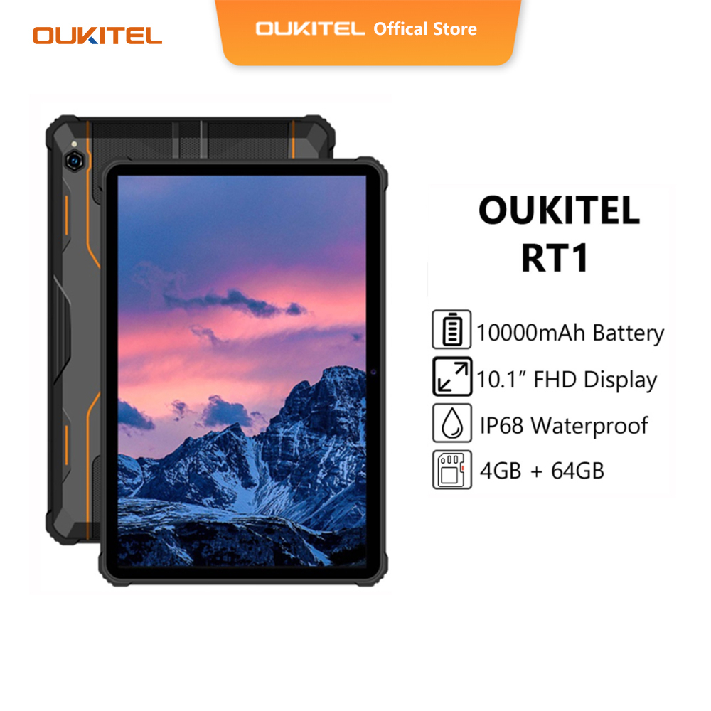 Rugged Tablet Android Phone, Tablet 10000mah Rugged Rt1