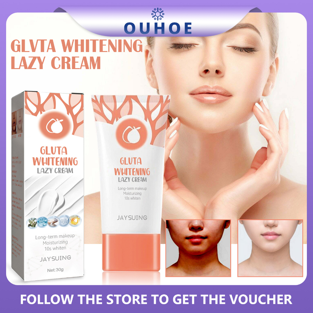 Gluta Whitening Lazy Cream Strong Removal Dark Spot Whitening Facial
