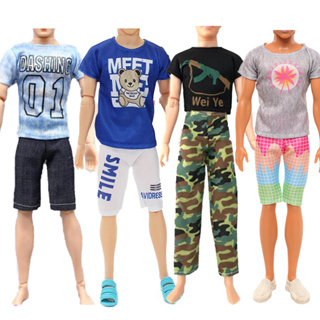 4Pcs 1:6 Scale Male Clothes Casual Clothing Set Fashion Handmade