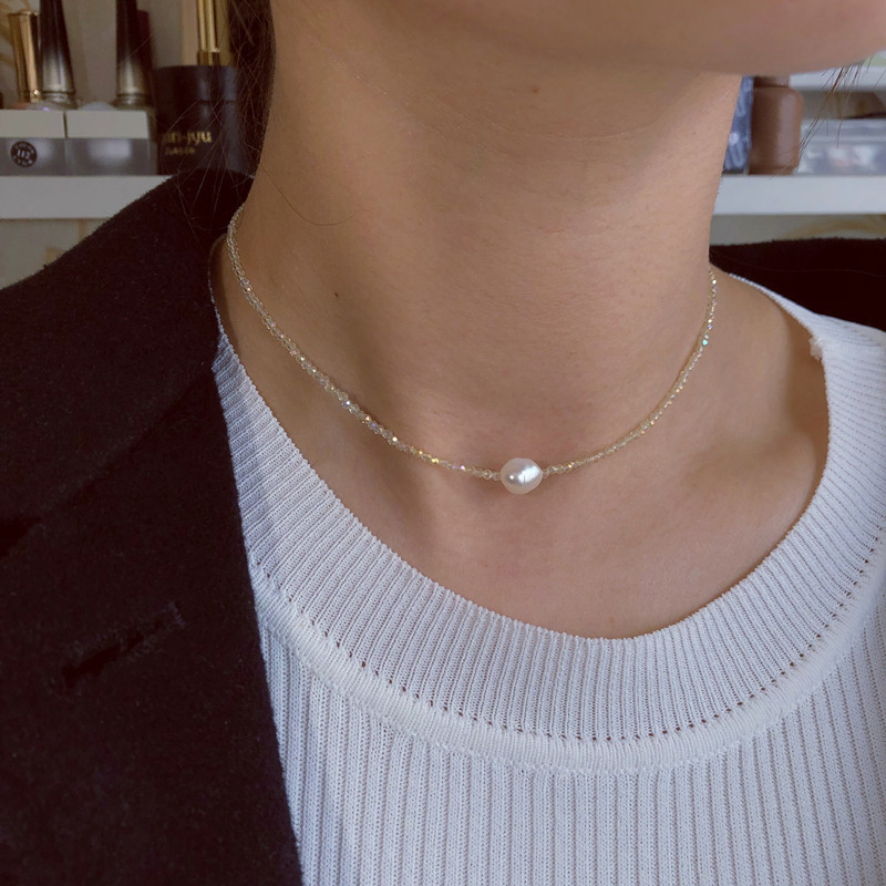 Freshwater hot sale pearl choker