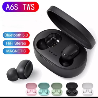 A6S earphone  TWS Noise Canceling Wireless Bluetooth   headset V5.0 Headphones with Microphone