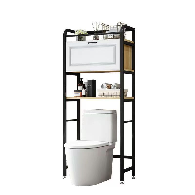 YOUNAL Bathroom Toilet Rack Free Punching Toilet Above Shelf Toilet