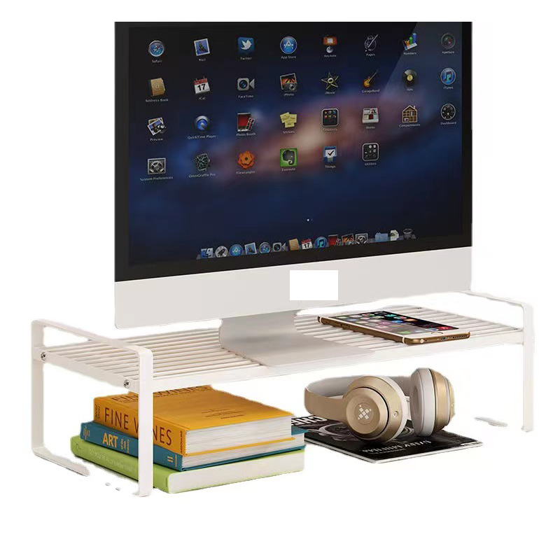 YOUNAL Monitor Riser Monitor Stand Writing Shelf Laptop Stand Wooden