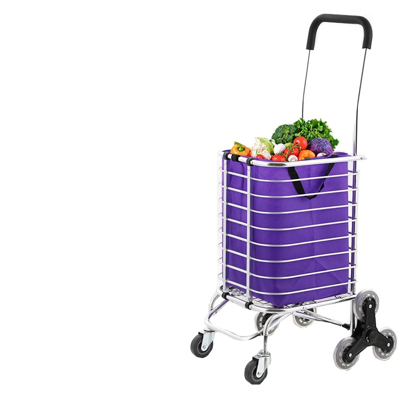 YOUNAL Shopping Trolley、Portable Shopping Cart Trolley、Trolley、Foldable ...