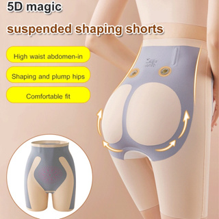 5D Panty Levitation Body Shaper Women's High Waist Hip Lifting Shape Yoga  Shorts Slim Fit Boxer Seamless Flat Tummy Safety Pants M-2XL
