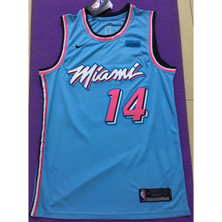 Tyler Herro Miami Heat #14 New City Edition Pink/Blue — GR Jerseys