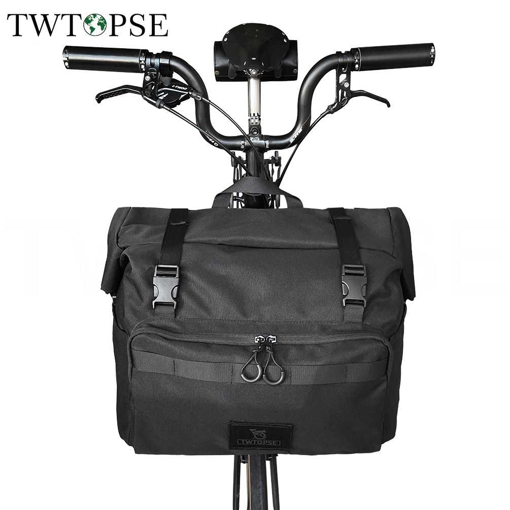 TWTOPSE Bicycle Backpack Borough Roll Top Bag For Brompton Folding