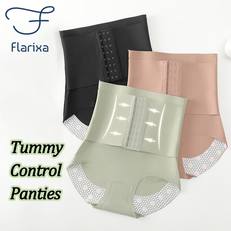Flarixa Seamless Shapewear Girdle Panty High Waist Underwear Briefs
