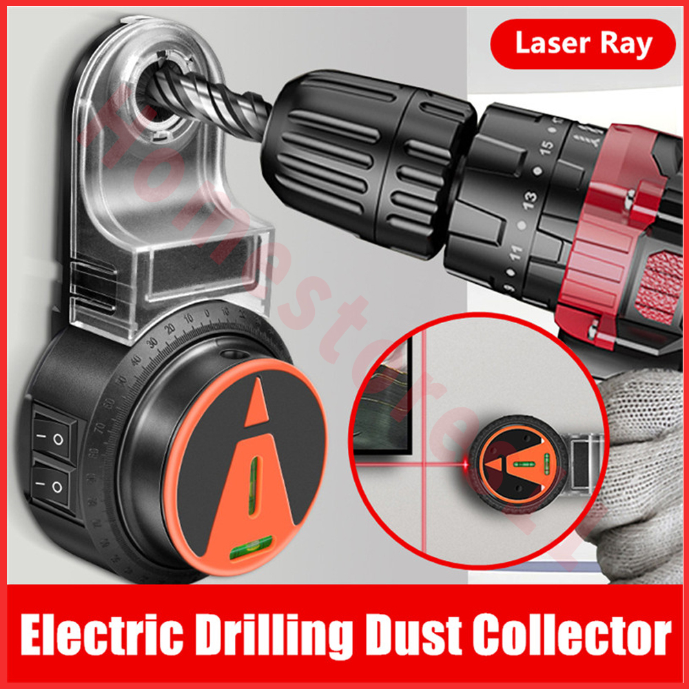 TQ Electric Drilling Dust Collector 2 In 1 Detachable Wall Vacuum Drill ...