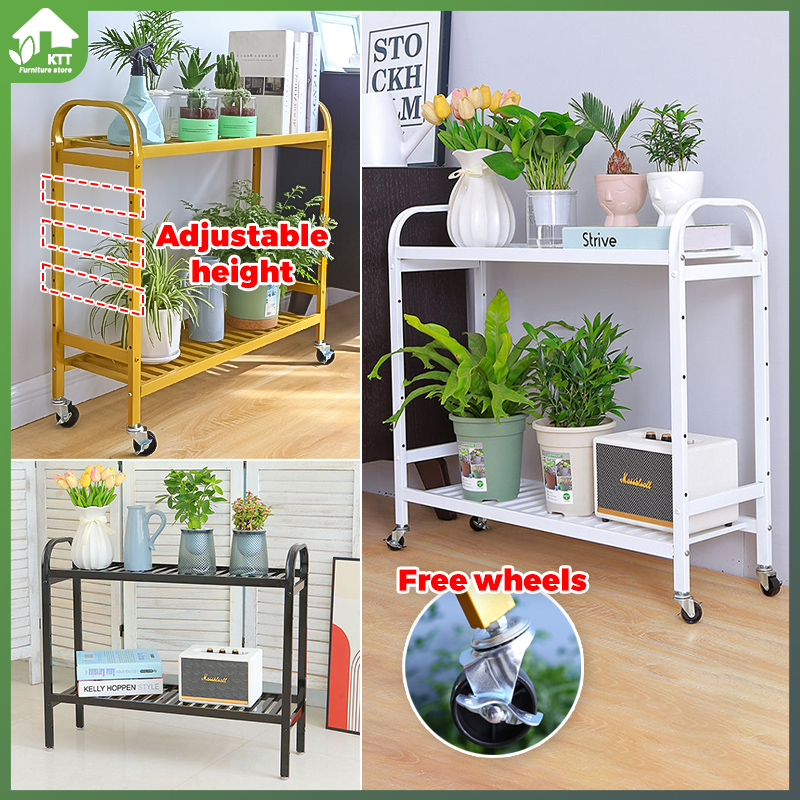 Stainless Steel flower rack plant Rack Flower Stand Indoor Balcony
