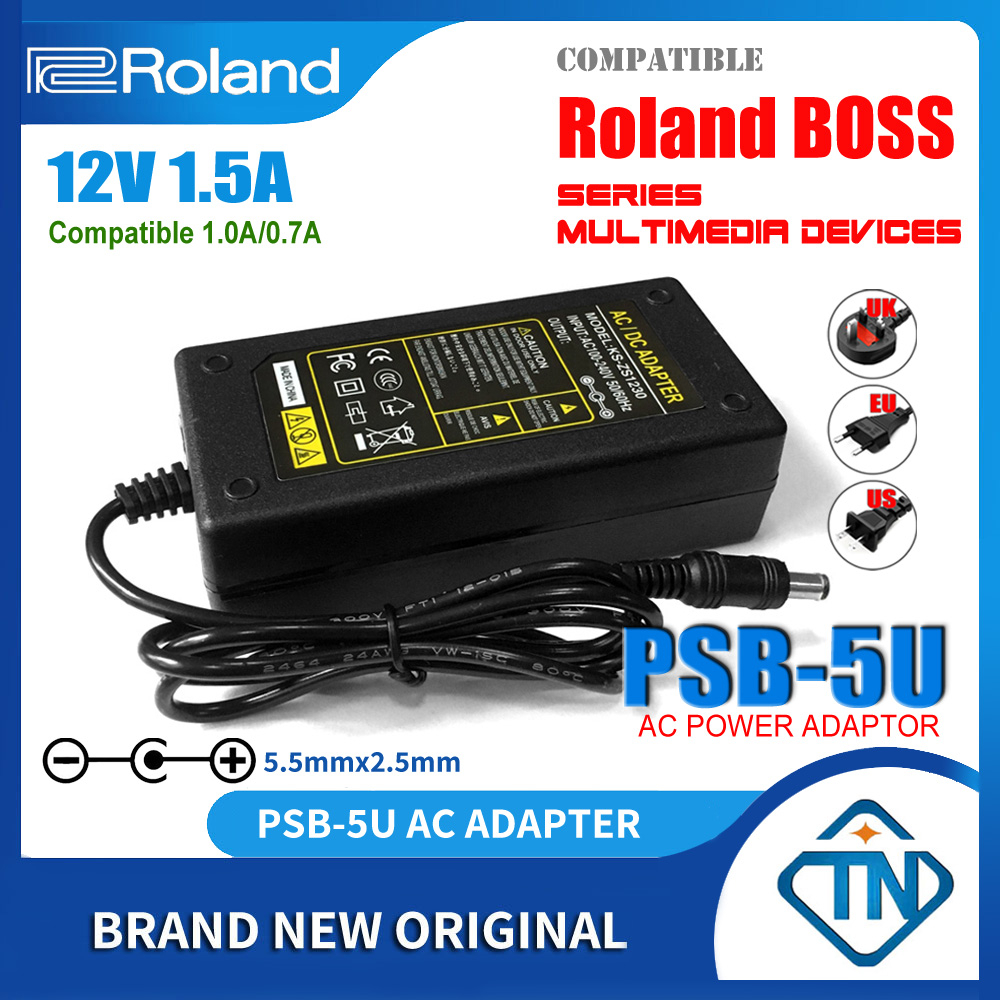 12V 1.5A AC/DC Adapter PSB5U for ROLAND FP10 FP18 BK RD88 Digital