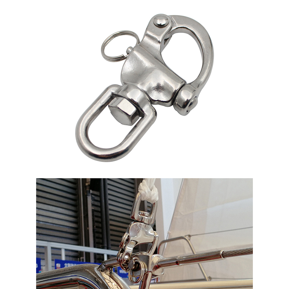 316 Stainless Steel Quick Release Boat Anchor Chain Eye Shackle Swivel