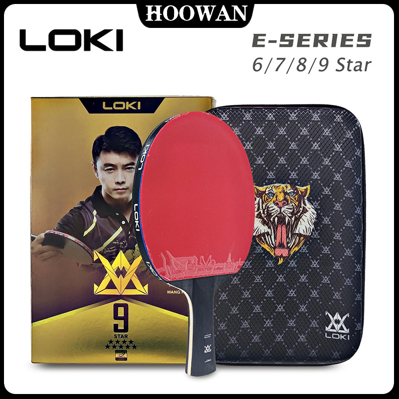 Loki 7/8/9 Star Professional Ping Pong Racket with Bag, Attack-Loop ...