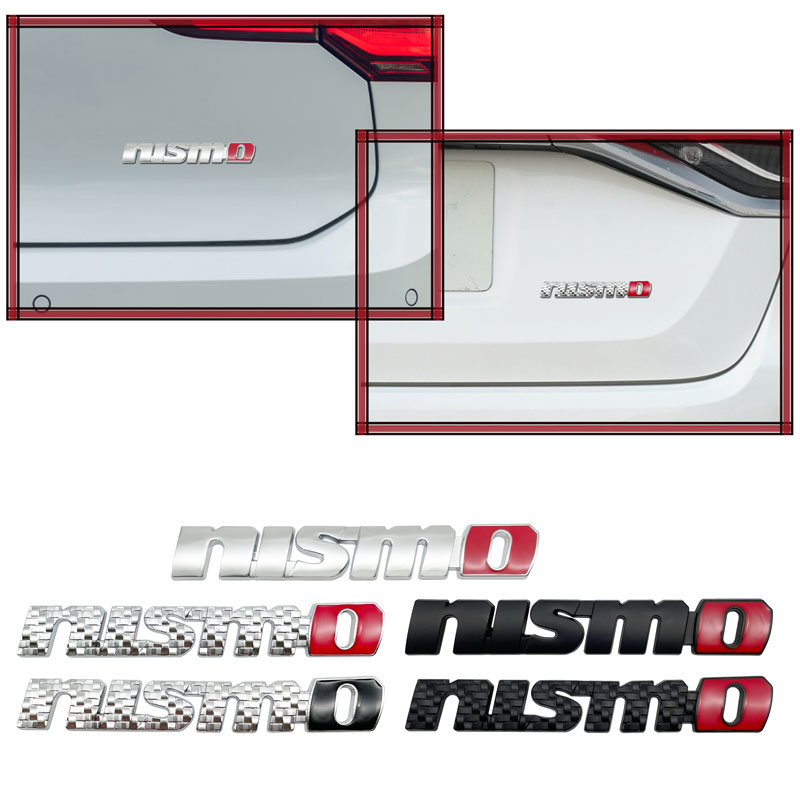 3d Car Sticker Badge Emblem Decal Front Hood Grille For Nissan Nismo Almera Tiida Sunny Qashqai 4844