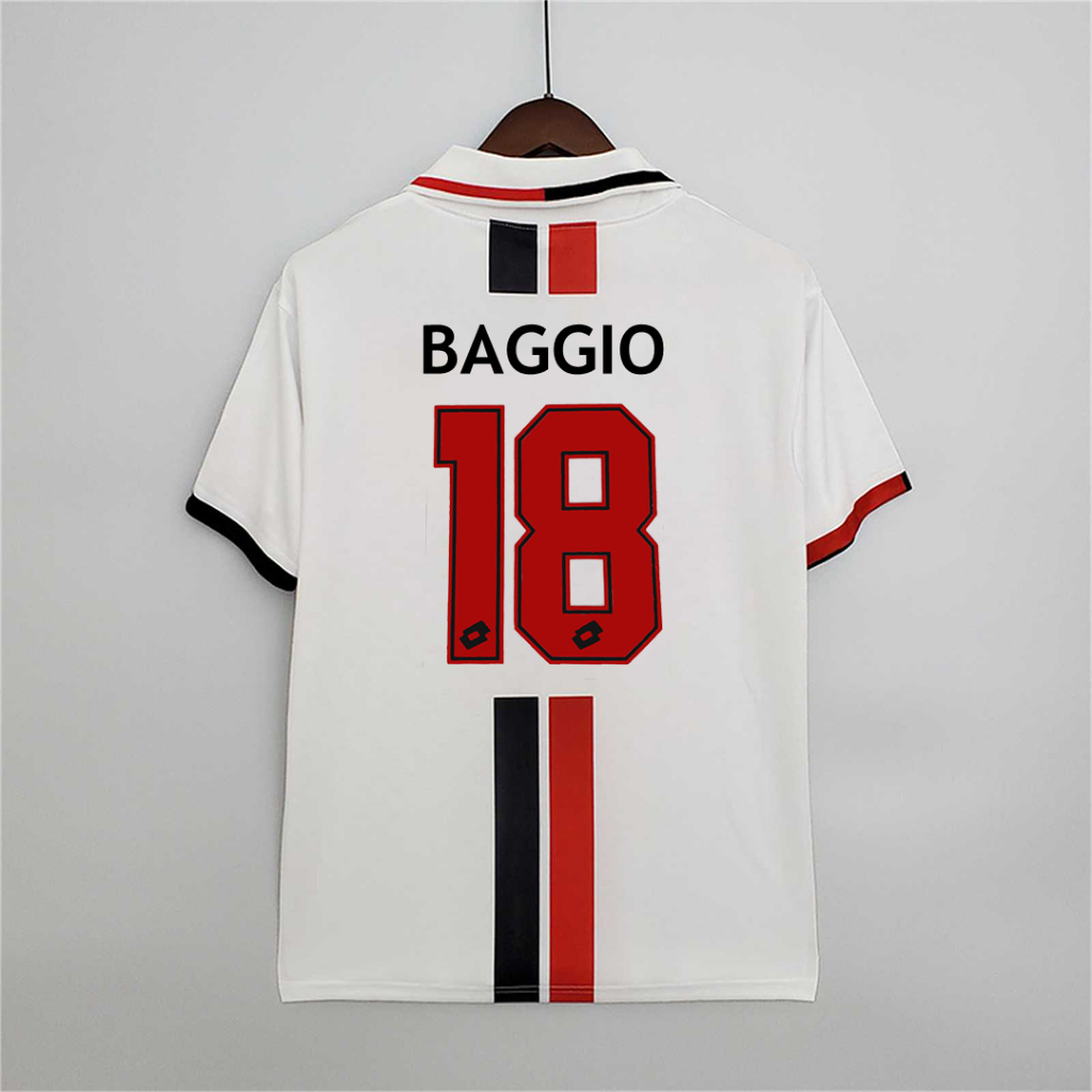 Shirt a. C. Milan 1995 1996 Third Roberto BAGGIO 18 Maldini 3