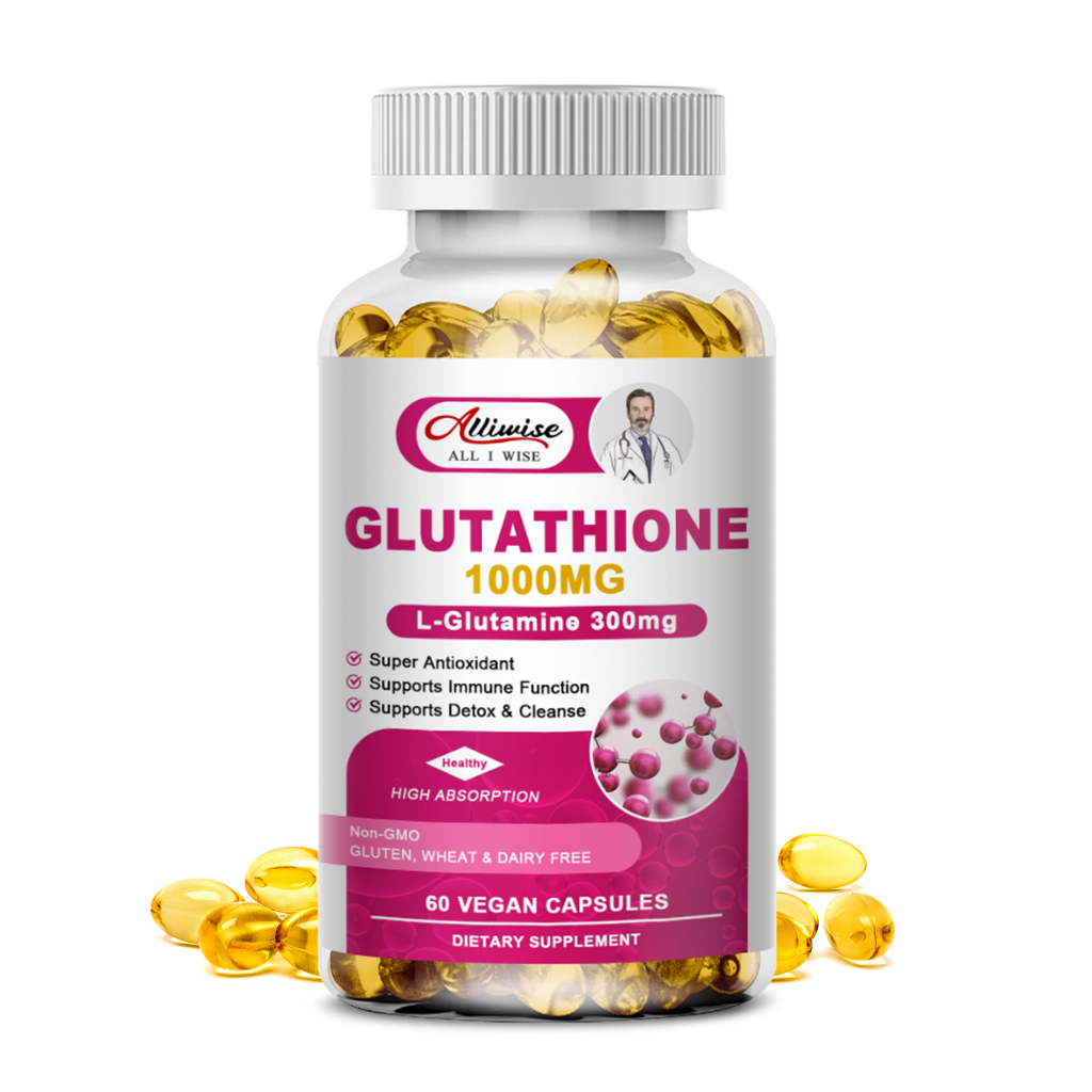 Alliwise Glutathione Capsule Skin Whitening Anti Aging Supplement ...