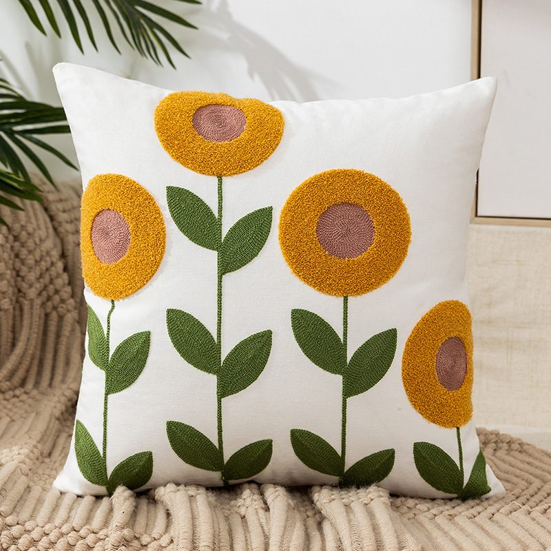 Floral pillow cover sales