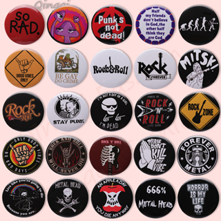 Punk Music Lovers Enamel Pins