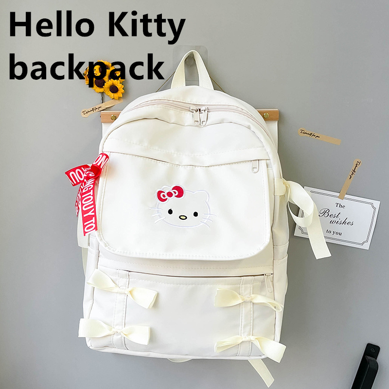 Hello Kitty backpack hello kitty school bag waterproof bagpack big ...