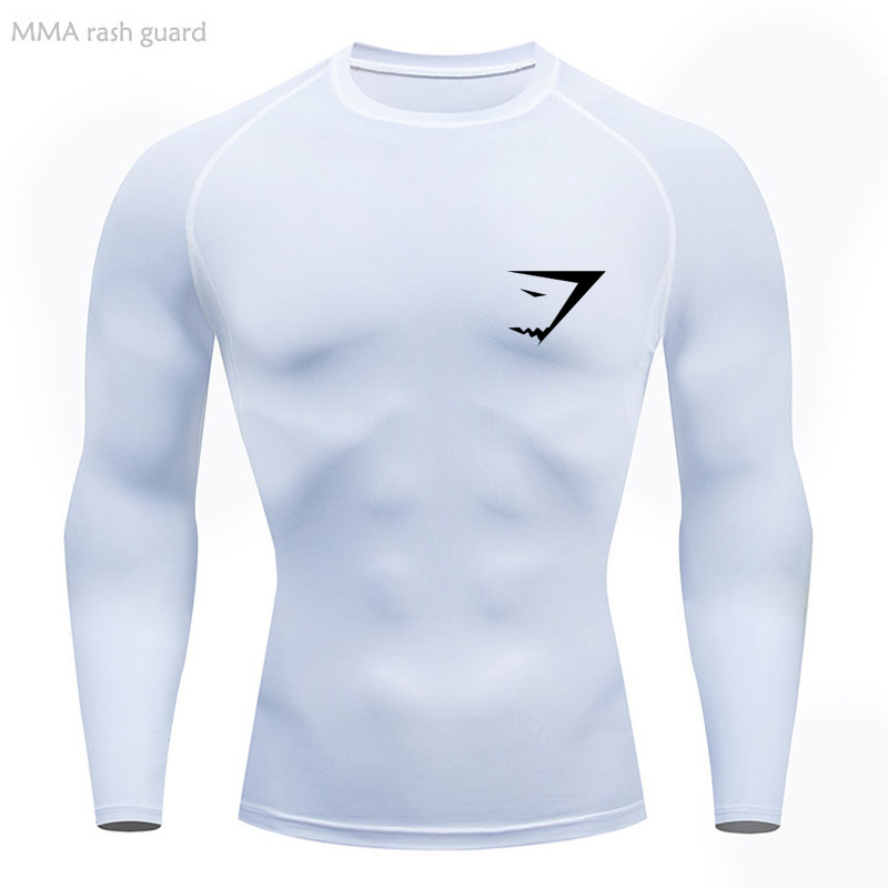 White long hot sale sleeve activewear