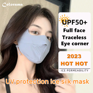 Flap Outdoor Face Shield Solid Color Mesh Women Sunscreen Veil