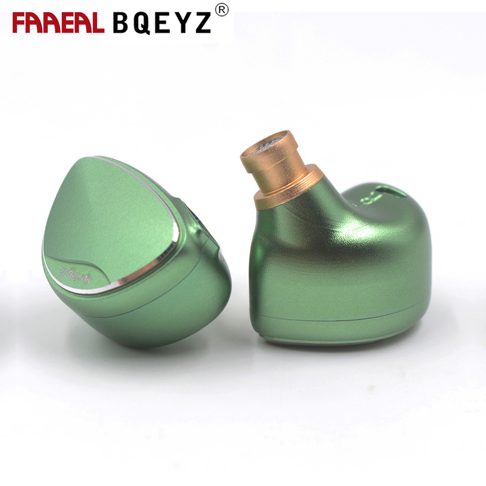 FAAEAL BQEYZ Spring2 Metal Earphones Triple Hybrid Dynamic 1BA 1DD ...