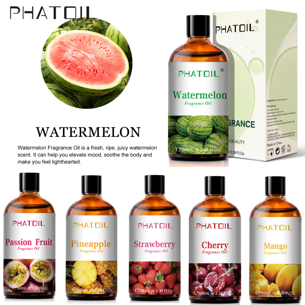 PHATOIL 100ml Watermelon Fragrance Oils for aromatherapy diffuser oil