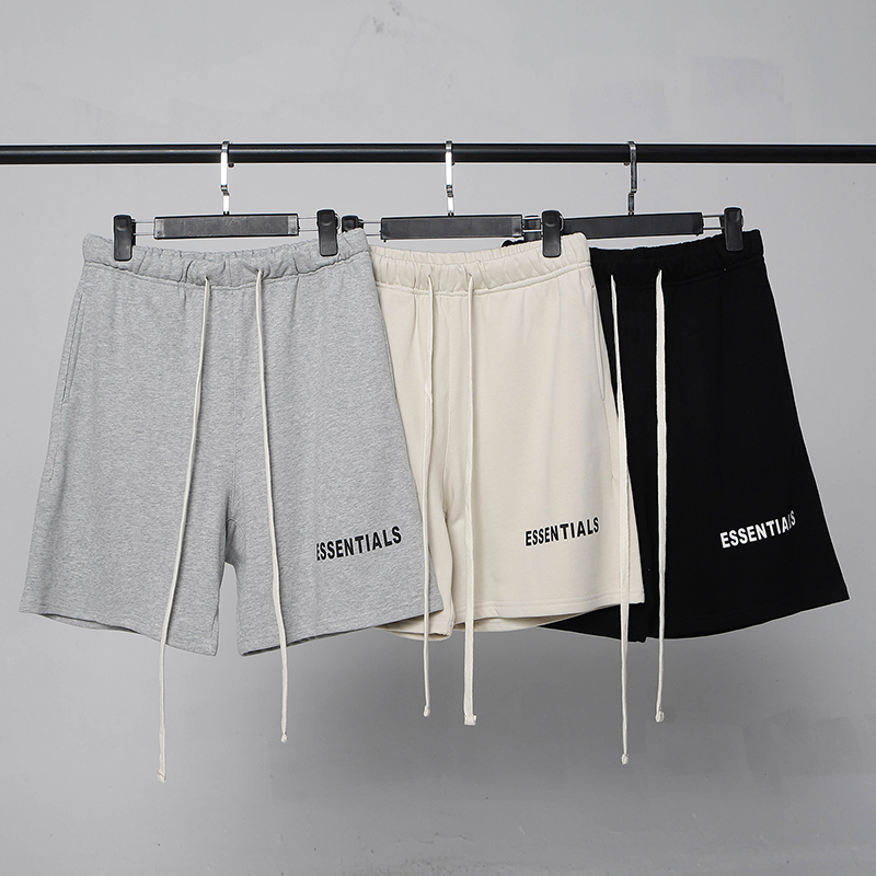 Fear of god fog essentials drawstring deals shorts silver grey