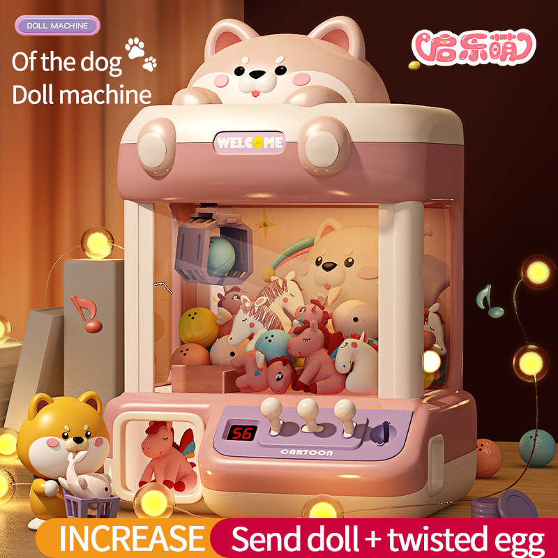 Claw machine Toy kids toys  boy girl gachapon machine mainan budak perempuan 迷你抓娃娃机