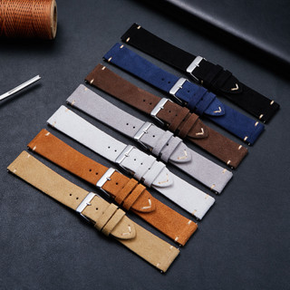 Replacement leather hot sale watch strap