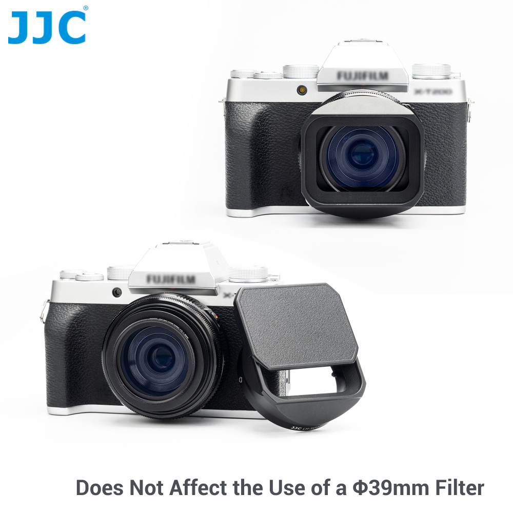 JJC Square Lens Hood for Fuji Fujifilm XF 23mm F2.8 R WR/ XF 27mm