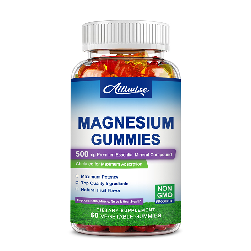 Magnesium Glycinate 500mg Supplement for Sleep Support Bone Health